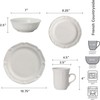 Mikasa French Countryside 16-Piece Dinnerware Set, Service for 4