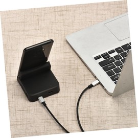 Operitacx USB C Docking Station with Phone Holder USB Splitter Hub for Laptop Fast Data Transfer Multi Port Adapter No Driver Required