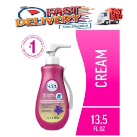 Veet Hair Removal Cream, Body Hair Remover For Women, Sensitive Skin, 13.5 FL OZ
