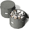 Vailando Shoe Organizer for Closet - Cylindrical Shoe Storage Organizer