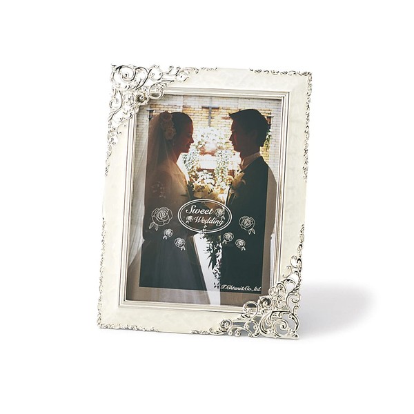 Chatani Metal Photo Frame 5X7 (253-765) Zinc Alloy White for