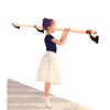 Pro-Gymnastics Ballet Barre 6 FT Long Single Bar Black 2.0”