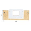 Big Horn 70132 'A' Door Strike Mortising Template – Bamboo