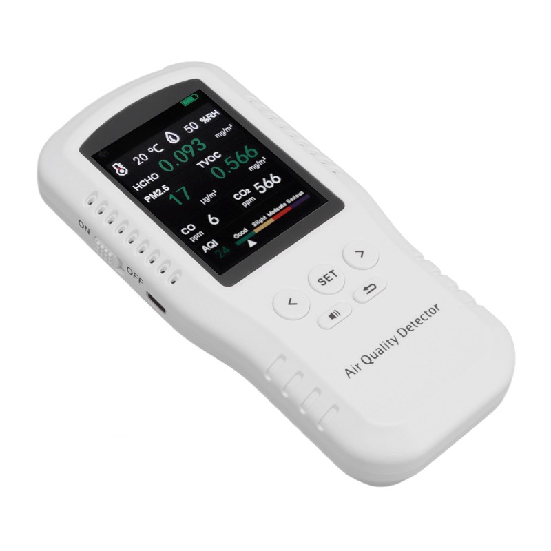 USB Air Quality Tester High Accuracy with 3.2in LCD PM2.5