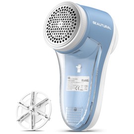 BEAUTURAL Fabric Shaver, Rechargeable Lint Remover for Clothes, Electric Lint Shaver with 6-Leaf Blades, Sweater Shavers to Fuzz, Lint Balls, Pillings, Bobbles for Clothes and Furniture