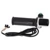 1 Pair Handlebar Throttle Grip Universal LED Display Wire Twist
