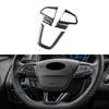 FXETRNL Real Carbon Fiber Steering Wheel Button Frame Covers -