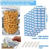 100-Pack Large Reclosable Mylar Bags for Food Storage 7" x