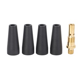 5PCS Set Flux Core Gasless Nozzle Welder Gasless Nozzle Kit with Brass Gas Diffuser for Century FC90 80GL