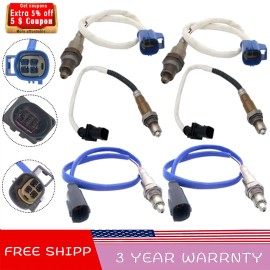 Unbranded 6PCS Oxygen O2 Sensor For 2014-2019 Land Rover Range Rover/Rover Sport 3.0L 5.0L