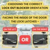 Lock Out Blocker for Airstream Travel Trailer Slide Lock, Prevent