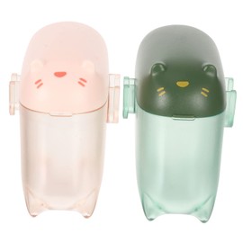 LABRIMP 2Pcs Cable Management Box Plastic Cord Organizer with Transparent Design Suitable for Home and Office Use Keeps Cables Tidy and Improves Efficiency Colors