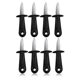 Dhieong 8 Pack Oyster Knife Oyster Shucking Knives - Food Grade Stainless Shucker Oyster Shuckers with Non Slip Handle for Clam Crab Shellfish Seafood Opener