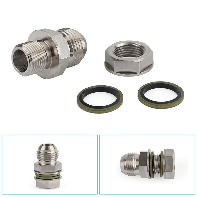 MAX COOL Replacement Turbo Oil Pan Sump Return Drain Adapter