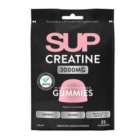 SUP Performance Creatine 3000mg Peach Flavored Gummies, 1 pack, 35 tablets / SUP 퍼포먼스 크레아틴 3000mg 복숭아 맛 구미, 1개, 35정