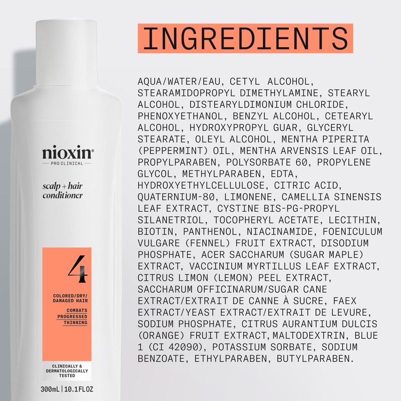 Nioxin System 4 Scalp + Hair Thickening Conditioner 300ml