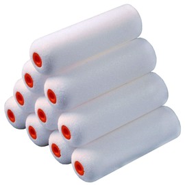 Decorating Sundries High Density Foam Mini Rollers 4" (Pack of 10) | White Foam Gloss Rollers
