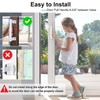 Young Dance Aluminum Sliding Glass Door Pull - 8" White,