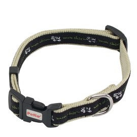 Petio Collar Little Angel My Dog Collar Black for Small Dogs Size XS