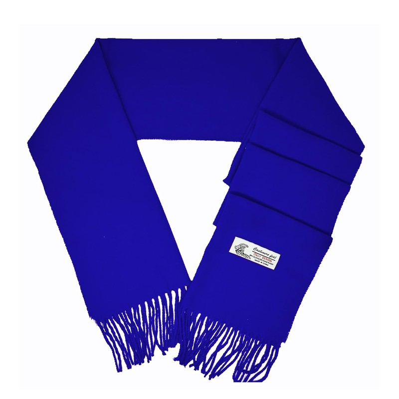 Glory Max - Bufanda unisex de invierno de color liso,