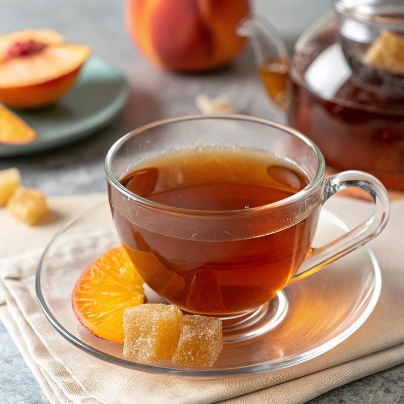 Stash Tea Ginger Peach Green Tea - Caffeinated, Non-GMO Project