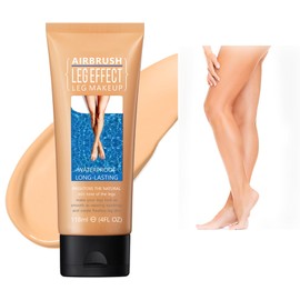 Leg Makeup Lotion Waterproof No Transfer, Colour Corrector Concealer Cover up Makeup for Varicose Veins, Leg and Body Scar Cover up Makeup for Tattoo Cover Up, Concealer for Mature Skin(MediumGlow 02)