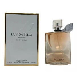 LA VIDA BELLA POUR FEMME EAU DE PARFUME SPRAY / WOMEN 3.4 Oz / 100 ml BRAND NEW