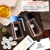 YRRAMATE 16oz/470ml Glass Olive Oil Sprayer for Cooking with Stickers,