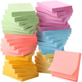 Mr. Pen Sticky Notes - 1.5'x2', 2160 Sheets, Pastel, Small, Mini, Bible, Mini, Little, Tiny