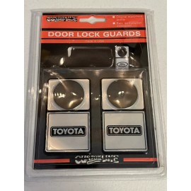Toyota NOS Custom Line Door Lock Scratch Guards Center Cap Decals Vintage Look