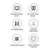 ZFX-9060A Digital Temperature Controller Intelligent Temperature Regulator AC110-220V 10A Timing