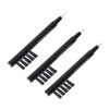 OHPHCALL 5pcs U-shaped Hearing Aid Cleaning Brush Black Hearing Amplifier