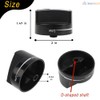 W10339442 Whirlpool Stove Knobs Cooktop Surface Burner Control Knobs Black