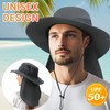 NPQQUAN Sun Hats for Men Women with Neck Flap UPF