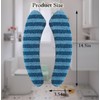 Stick-On Washable Reusable Toilet Memory Foam Cushion Pad Thick Warm