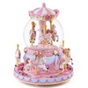 Mr.Winder Carousel Horse Snow Globe Gift - Rotating Music Box