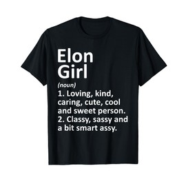 ELON GIRL NC NORTH CAROLINA Funny City Home Roots Gift T-Shirt
