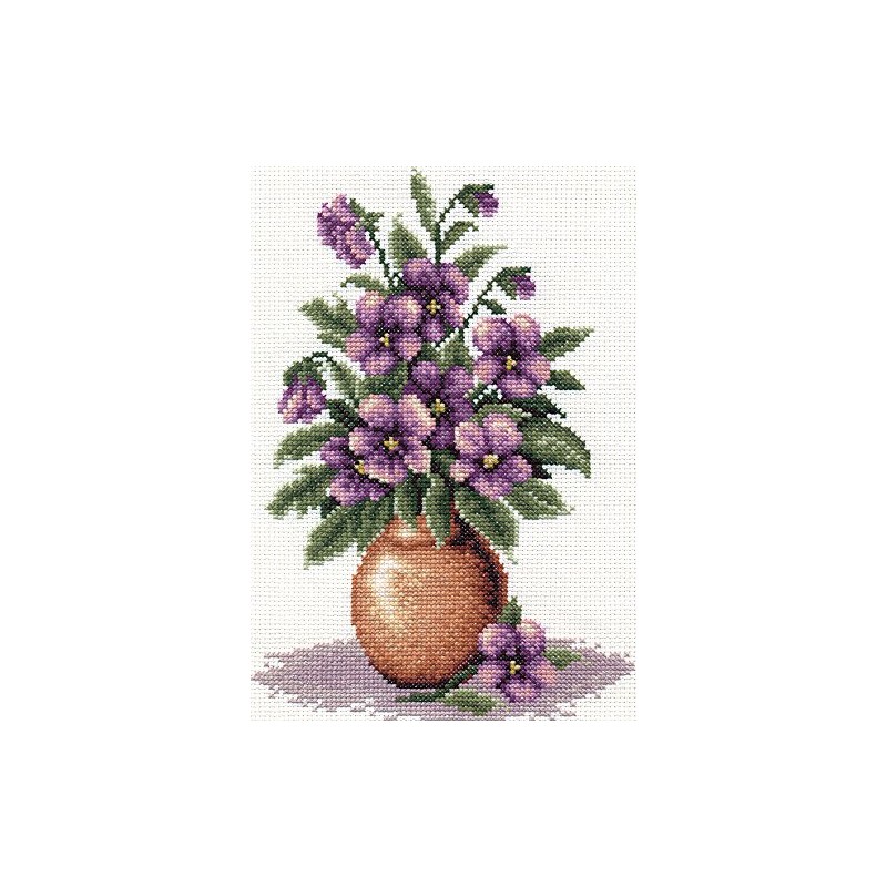 PANNA Cross Stitch Kit, Multicoloured, 17x24,5cm