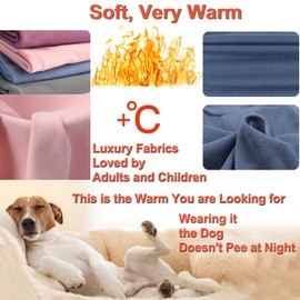 HuaLiSiJi Dog Hoodies Dog Hoodie Sweater for Small Dogs Clothes for Dogs, Warm and Lightweight, Soft Texture, Easy to Use and Bright Color (XL, Black+Blue Haze)