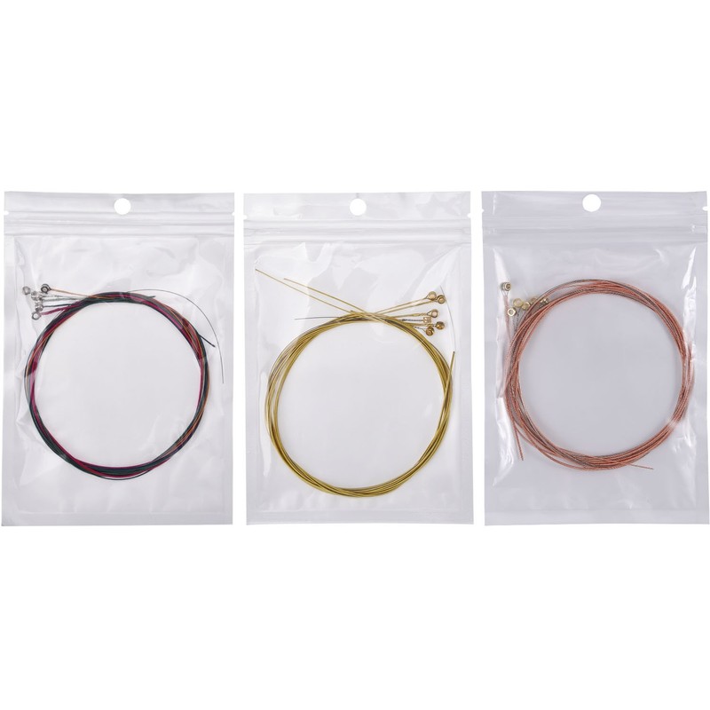 Bememo 3 Sets of 6 Acoustic Guitar Strings Replacement Steel