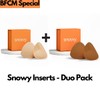 SNOWY Sticky Inserts - Duo Pack - Beige & Caramel