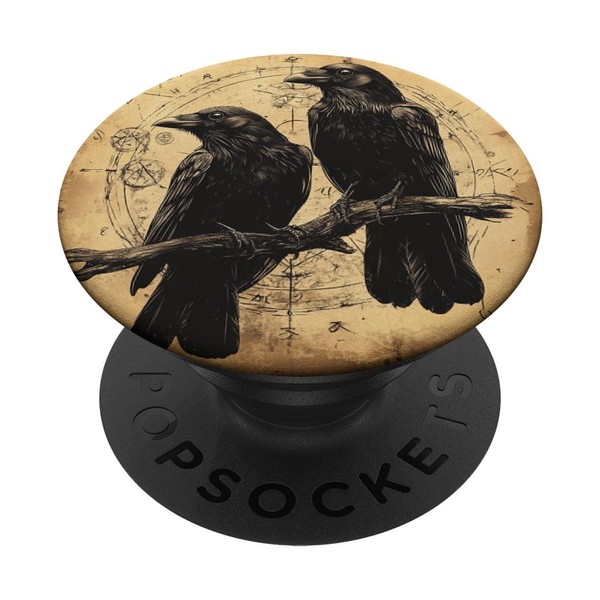 Odin Raven Norse Scandinavian Pride Norsemen Viking PopSockets Adhesive PopGrip