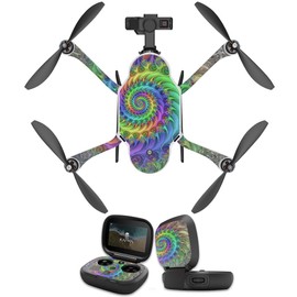 MightySkins Skin Compatible with GoPro Karma Drone Headphones wrap Cover Sticker Skins Tripping