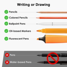 Transparent Sticky Notes 500 Pcs, MIUTME Clear Sticky Notes Waterproof Translucent Color Memo Pad 3 x 3 inch, See Through Notes for Office College School Supplies Pads (7 Colors)