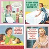 Retro Cocktail Napkin - Funny Cocktail Napkins for Women Boxed