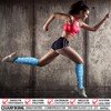 CHARMKING 3 Pairs Open Toe Compression Socks for Women &