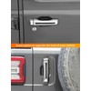 Savadicar 3-Piece Chrome Door Handle Cover Trim Kit for Jeep