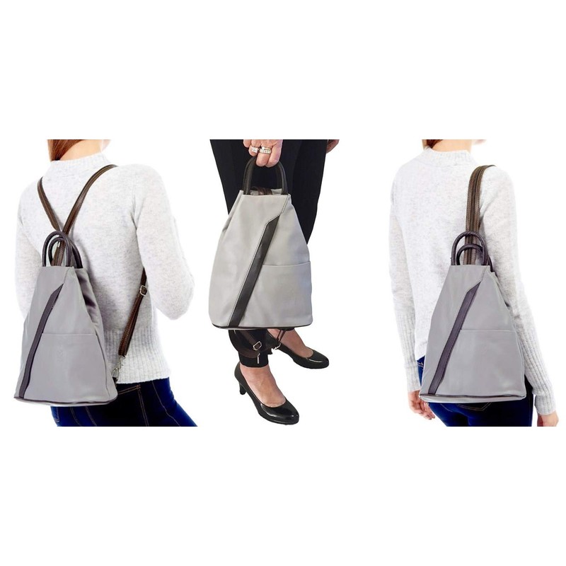 Handbag Bliss Womens Vera Pelle Super Soft Italian Leather Backpack