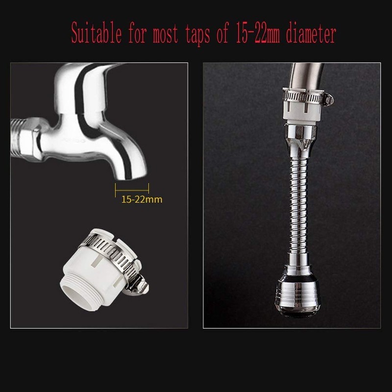 Universal Faucet Extension, Kitchen Faucet Extender, Kitchen Tap Extension, Flexible