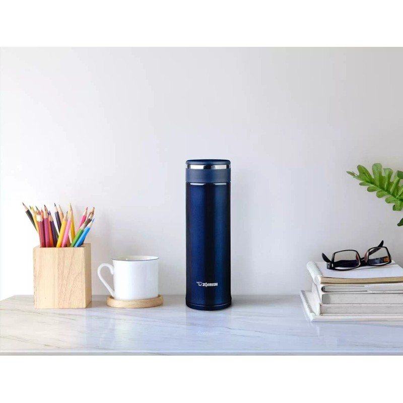 Zojirushi SM-JTE46AD Stainless Steel Travel Mug with Tea Leaf Filter